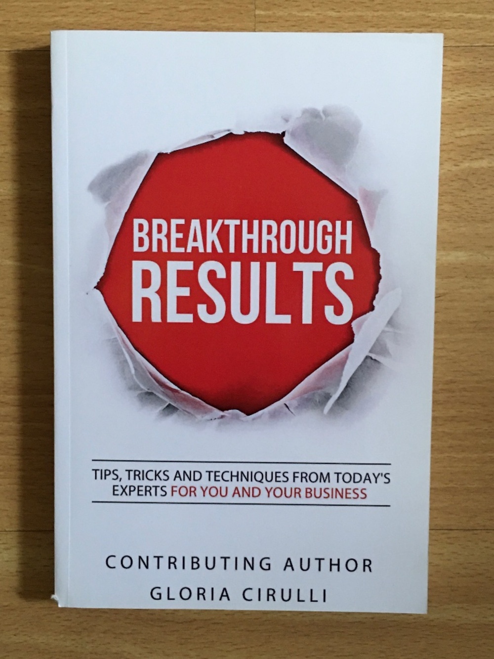 "Breakthrough Results" Book